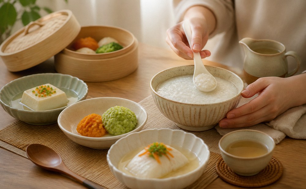 柔軟湯品飲食的照片